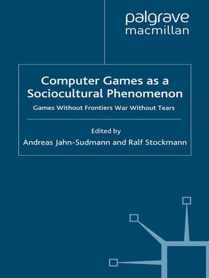 cover image of Computer Games as a Sociocultural Phenomenon